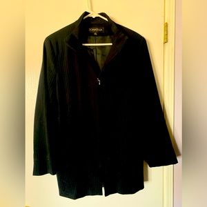 DonatellaVersace elegant pin stripe blazer… superb craftsmanship and design